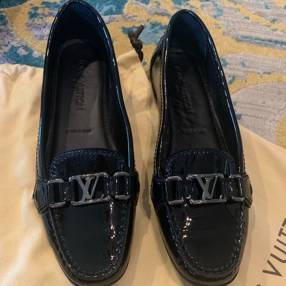 Louis Vuitton Patent Leather Loafers